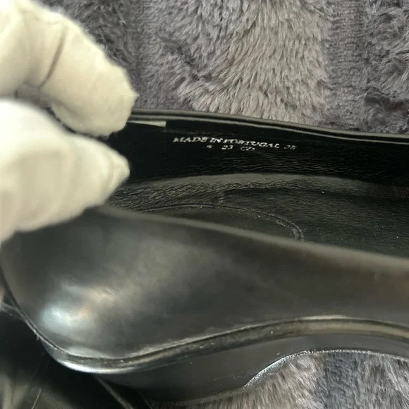 Dansko Black Leather Heels Size 38 - Picture 5 of 8